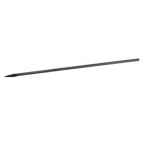 Rebar Stakes, 24-Inch, Heavy-Duty 0.47 in Diameter, Straight Galvanized Steel Ground Anchors with Chisel Point End & Rust-Resistant Coating