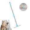 Pet Hair Carpet Rake, 35.83-55.51 in Adjustable Long Handle Pet Hair Removal Broom, Reusable Advanced Lint Remover Scraper Dog Cat Fur Cleaning