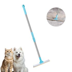 Pet Hair Carpet Rake, 35.83-55.51 in Adjustable Long Handle Pet Hair Removal Broom, Reusable Advanced Lint Remover Scraper Dog Cat Fur Cleaning