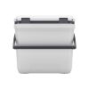 Portable Cooler, 38 QT Hard Cooler with Ice Retention, Heavy-Duty Handles and Cup Holder, Lightweight Rigid Material Insulated Portable Cooler