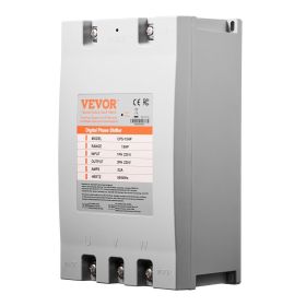 VEVOR 3 Phase Converter - 15HP 53A 220V Single Phase to 3 Phase Converter, 220V Input/Output