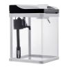 VEVOR Fish Tank Aquarium, 2 Gallon LED Square Ultra-Clear Glass Tank Temperature Monitoring Adjustable 7 Color Lighting