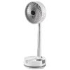 VEVOR 8 inch Portable Foldable Rechargeable Oscillating Fan, 3-in-1 Battery Operated with Remote Control, Quiet Desk/Table Pedestal Fan, 8 Speeds