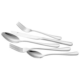 30-Piece Silverware Set, Food-Grade Stainless Steel Flatware Utensils, Mirror Finished Cutlery Set, Dishwasher Safe Eating Tableware for Kitchen Home