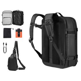Vacuum Travel Backpack, 65L, Expandable Vacuum Seal Compression Travel Backpack with Pump, with TSA-Approved Lock, Airback Vacpack