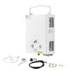 Portable Propane Water Heater, 6L Tankless Outdoor Water Heater, 41000 BTU 1.58 GPM Instant Hot Water