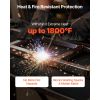 Carbon Felt Welding Blankets, 2-Pack 20" x 36" Flame Retardant Welding Blanket, Up to 1800 Fahrenheit Heat Resistant Safety Protection Blanket