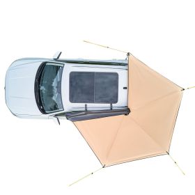 270 Degree Awning, 52 sq.ft Driver Side Vehicle Awning, Waterproof UV50+ Car Side Awnings with Carry Bag