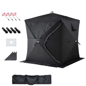 Outdoor Sauna Tent Pro, Portable Steam & Dry Sauna for 4 Persons, Heavy-Duty Oxford Cloth & Carbon Steel, Easy Setup for Camping, Backyard