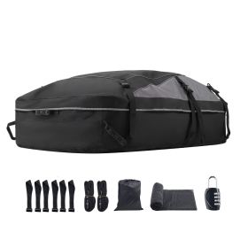 Car Rooftop Cargo Carrier Bag, 21 Cubic Feet Cargo Carrier for Car Roof