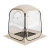 Pop up Sports Tent, 50x50 in Clear Bubble Tent for 1 Person, Waterproof Outdoor Pod with Floor Mat & Top Cover