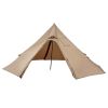 Hot Tent for 2 Persons, Portable Winter Tipi Tent with Stove Jack, Waterproof Canvas Camping Tents