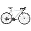 VEVOR Road Bike, 700C Wheels Racing Bike, SHIMANO 21 Speeds Drivetrain City Commuter Road Bicycle, Urban Adult Sport Bicycle with Carbon Steel Frame