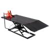 VEVOR Motorcycle Lift Table, 1500lbs Weight Capacity, Pneumatic Motorcycle Jack, 8.6-31 in Height Range