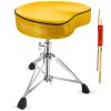 Drum Throne Padded Guitar Stool Saddle Drummer Seat for Adults & Kids