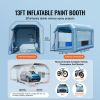 Inflatable Paint Booth, 13.1 x 9.8 x 9 ft Inflatable Spray Booth, with 750W Powerful Blower and Air Filter System