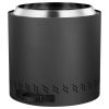 Smokeless Fire Pit Stove Bonfire, H: 15.4 in x Dia: 15.7 in ,Wood Burning Fireplaces with Removable Ash Pan
