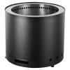 Smokeless Fire Pit Stove Bonfire, H: 15.4 in x Dia: 19.3 in ,Wood Burning Fireplaces with Removable Ash Pan
