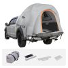 Truck Bed Tent, 5.5'-6' Pickup Truck Tent with Rain Layer and Carry Bag, Waterproof PU2000mm Double Layer Truck Tent for Camping