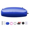 1000L/264 Gallon Water Storage Bladder, RV Water Tank, 1000D Blue PVC Collapsible Water Storage Containers, Large Capacity Soft Water Bag