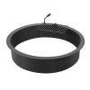Fire Pit Ring, Fire Pit Insert with Barbecue Fire Ring, 40-In Outer/36-In Inner Diameter, 8.5in Height