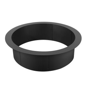 Fire Pit Ring, 36-Inch Outer/30-Inch Inner Diameter, 10inch Height 2.5mm Thick Fire Pit Insert