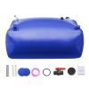 400L/105.7 Gallon Water Storage Bladder, RV Water Tank, 1000D Blue PVC Collapsible Water Storage Containers, Large Capacity Soft Water Bag