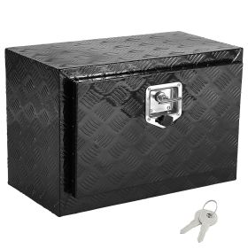 Underbody Truck Box, 24" x 14" x 16" Pickup Storage Box, Heavy Duty Aluminum Diamond Plate Tool Box with Lock and Keys