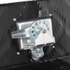 Underbody Truck Box, 18" x 12" x 14" Pickup Storage Box, Heavy Duty Aluminum Diamond Plate Tool Box with Lock and Keys