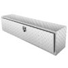 Underbody Truck Box, 60"×17"×18" Pickup Storage Box, Heavy Duty Aluminum Diamond Plate Tool Box with Lock and Keys