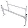 VEVOR Van Roof Ladder Rack, 2 Bars Aluminum Alloy Roof Ladder Racks, 400 LBS Capacity Rain-Gutter Van Roof Rack, Adjustable Length 51.2" to 81.1"
