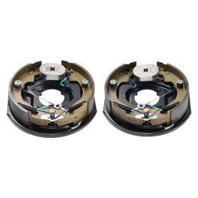 Electric Trailer Brake Assembly, 10" x 2-1/4", 1 Pair Self-Adjusting Electric Brakes Kit for 3500 lbs Axle, 4-Hole Mounting