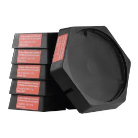 RV Leveling Pads, 9 Inch Round Landing Feet, Permanent Attached Jack Stabilizers, Rubber Jack Pads, 5000 lbs Capacity per RV Jack Pad, 5th Wheels