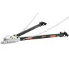 Tow Bar, 5500 lbs Towing Capacity with Chains, Powder-Coating Alloy Steel Bumper-Mounted Universal Towing Bar, Coupler Fits 2-Inch Ball Hitch
