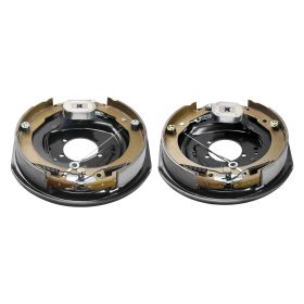 Electric Trailer Brake Assembly, 12" x 2", 1 Pair Self-Adjusting Electric Brakes Kit for 7000 lbs Axle, 5-Hole Mounting