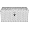 Underbody Truck Box, 36"×14"×16" Pickup Storage Box, Heavy Duty Aluminum Diamond Plate Tool Box with Lock and Keys