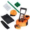 Slackline Kit with Training Line, 60 ft Backyard Slack Line Equipment, Easy Setup Tight Rope for Kids Adults