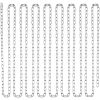 Proof Coil Chain, 1/8" x 100', 330 lbs Safe Working Load, Zinc Plated Proof Tested Coil Chain with Two Quick Links