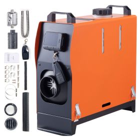Diesel Air Heater, 12V 5KW All-on-one Diesel Heater with Remote Control and LCD, 5L Fuel Tank Portable Diesel Parking Heater