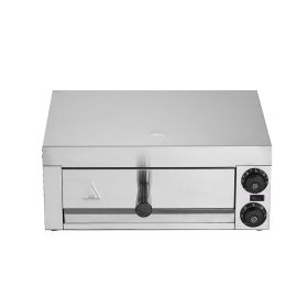 Electric Pizza Oven for Countertops, 12-inch, 1500W, with Temp Control & 0-60 Min Timer, Even Baking Technology & Easy Clean Crumb Tray