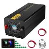 Pure Sine Wave Inverter, 5000 Watt, Power Inverter, DC 12V to AC 120V Car Inverter, with LCD Display, USB Port and Remote Controller