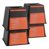 Trailer Jack Block, 6000 lbs Capacity per RV Leveling Block, High-quality Polypropylene RV Camper Stabilizer Blocks