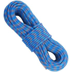 10.2mm Dynamic Climbing Rope, 70M(230ft) Outdoor Rock Climbing Rope 25KN Breaking Tension, Stretchable Fiber Rope with Steel Snap Hooks for Escape