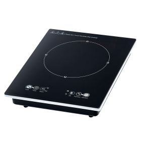 Portable Induction Cooktop, 1800W Electric Induction Burner with 9 Temperature Settings, Countertop Induction Hot Plate with 3H Timer, Child Lock