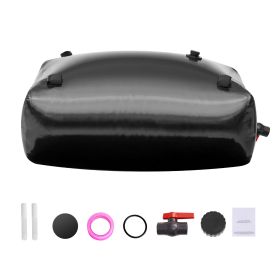 330L/87.17 Gallon Water Storage Bladder, RV Water Tank, 1000D PVC Collapsible Water Storage Containers, Large Capacity Soft Water Bag