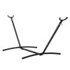 VEVOR Portable Hammock Stand, 450lbs Capacity Steel Hammock Stand for 2 Person, Heavy Duty Adjustable Hooks Hammock Frame Fits 9.5-12.6 ft Hammocks