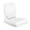 Foldable Outdoor Pool Chair with Handle and Back Support