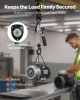 VEVOR Manual Lever Chain Hoist, 1/2T 1100LBS Capacity Heavy Duty Come Along, 5FT Lift G80 Alloy Steel Chain With Dual Pawl Mechanical Brake