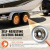 Trailer Hub Drum Kits 8 on 6.5" B.C. with 12" x 2" Electric Brakes, Self-Adjusting Trailer Brake Assembly for 7000 lbs Axle, 5-Hole Mounting