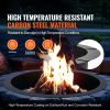 Fire Pit Ring, 44-Inch Outer/39-Inch Inner Diameter, 10inch Height 2.5mm Thick Fire Pit Insert